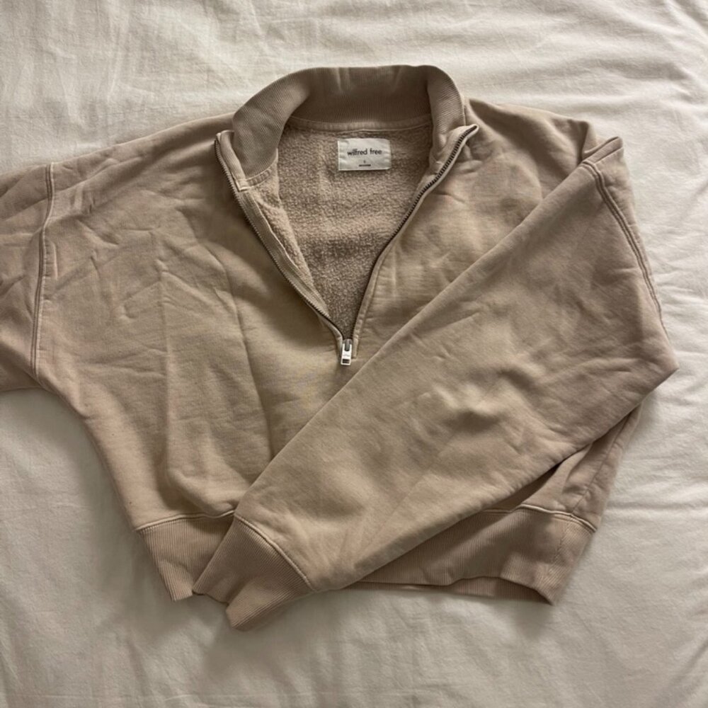 Aritzia Wilfred Free 1/2 Zip Sweatshirt